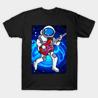 Astronaut Plays Guitar T-Shirt